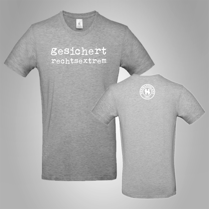 Hermannsland T-Shirt Gesichert Rechtsextrem
