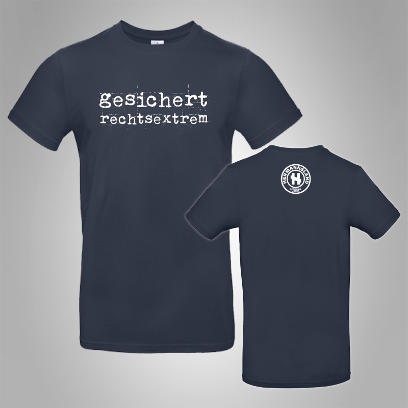 Hermannsland T-Shirt Gesichert Rechtsextrem