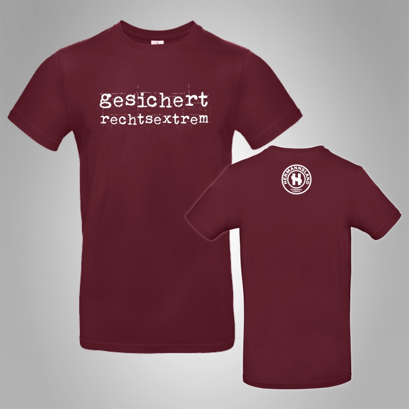 Hermannsland T-Shirt Gesichert Rechtsextrem