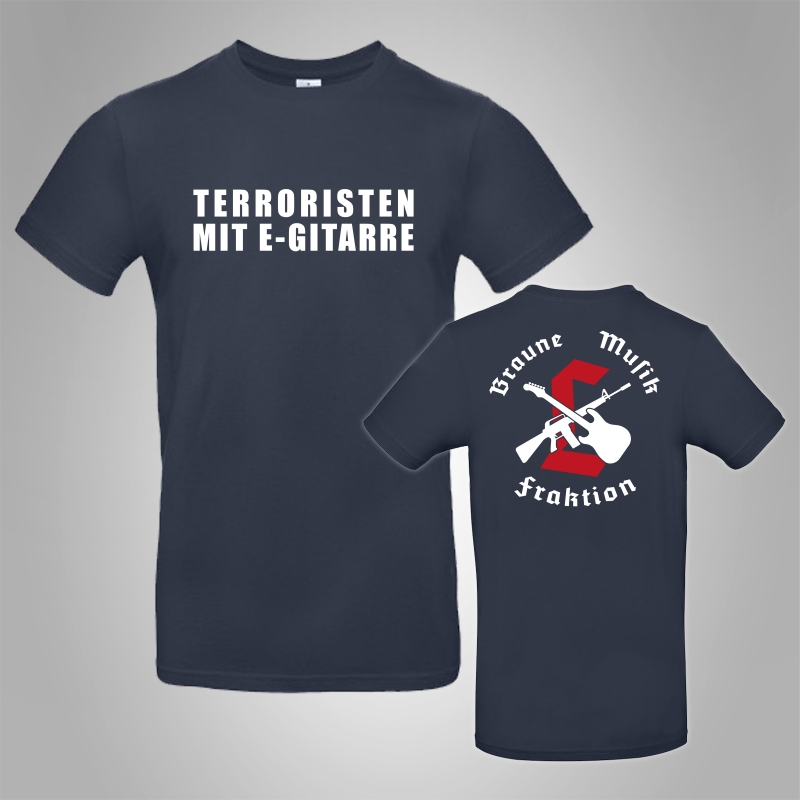 T-Shirt Terroristen mit E-Gitarre