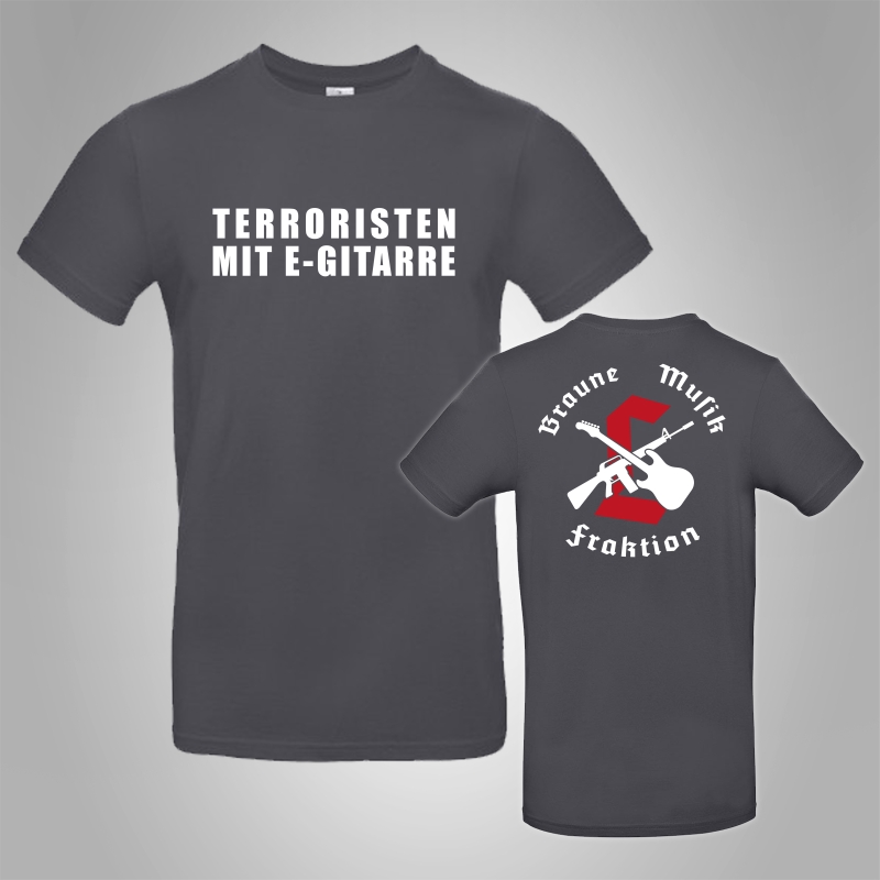 T-Shirt Terroristen mit E-Gitarre