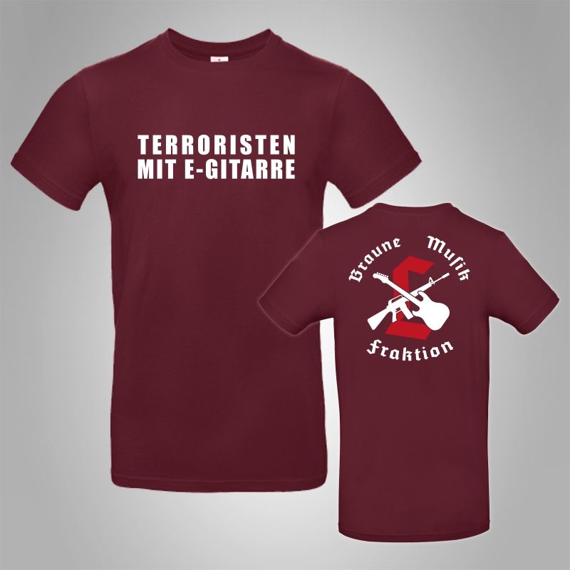 T-Shirt Terroristen mit E-Gitarre