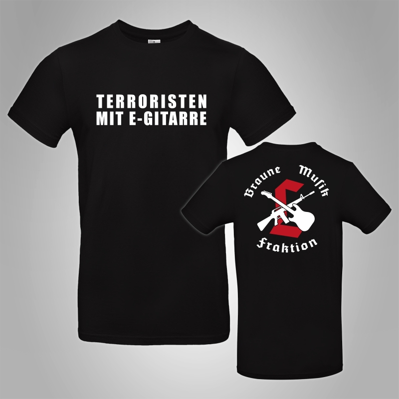 T-Shirt Terroristen mit E-Gitarre