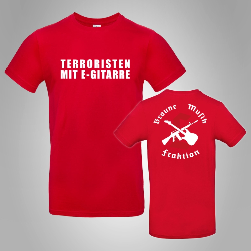 T-Shirt Terroristen mit E-Gitarre