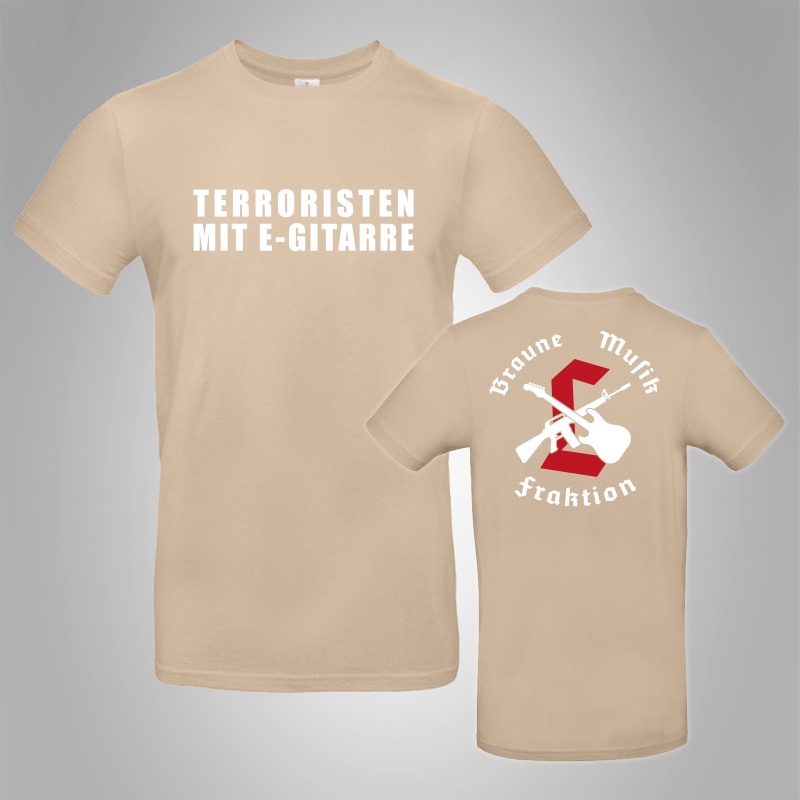 T-Shirt Terroristen mit E-Gitarre