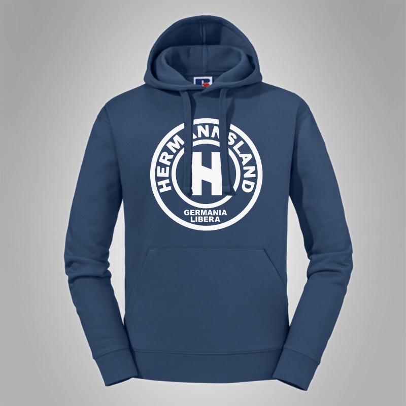Kapuzenpullover Hermannsland Logo Gro�
