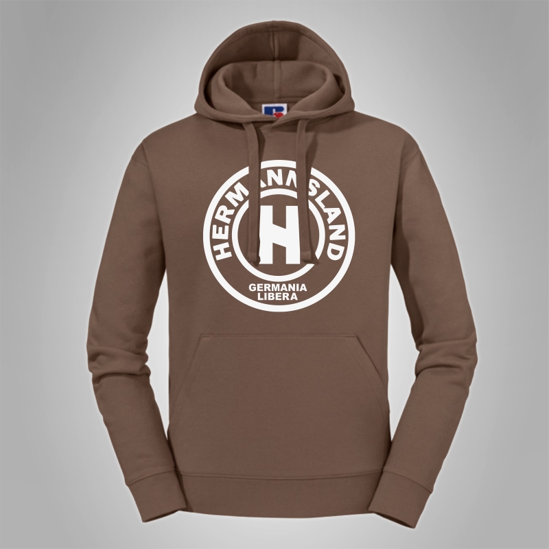 Kapuzenpullover Hermannsland Logo Gro�