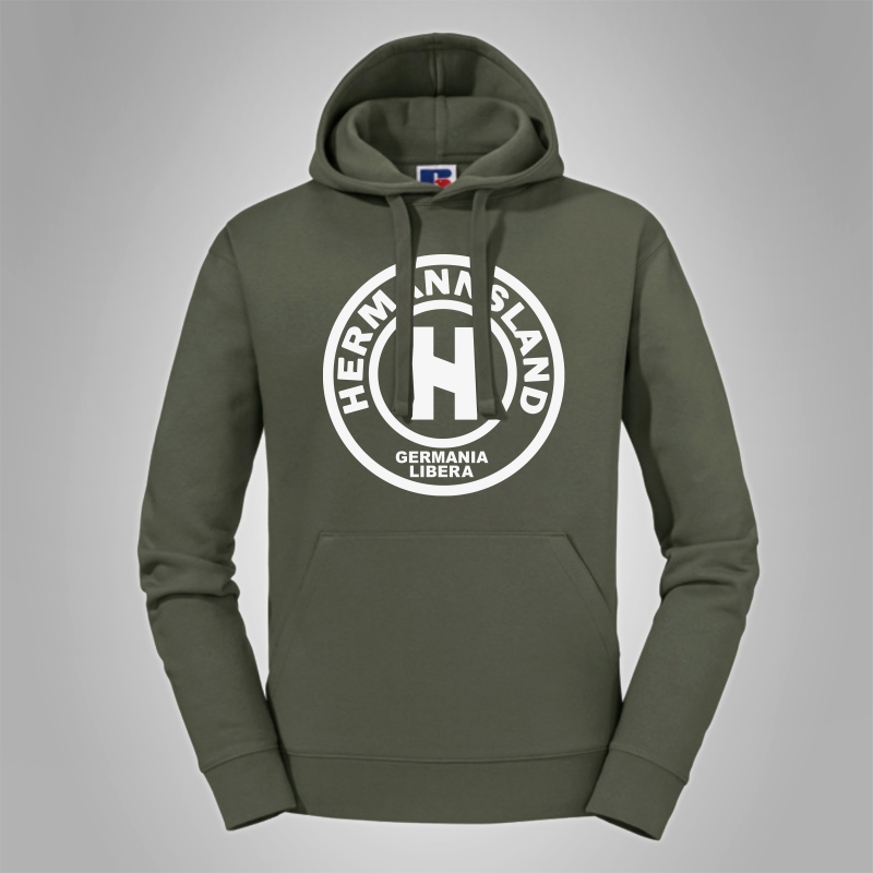 Kapuzenpullover Hermannsland Logo Gro�