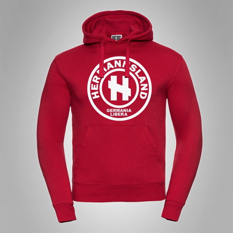 Kapuzenpullover Hermannsland Logo Gro�