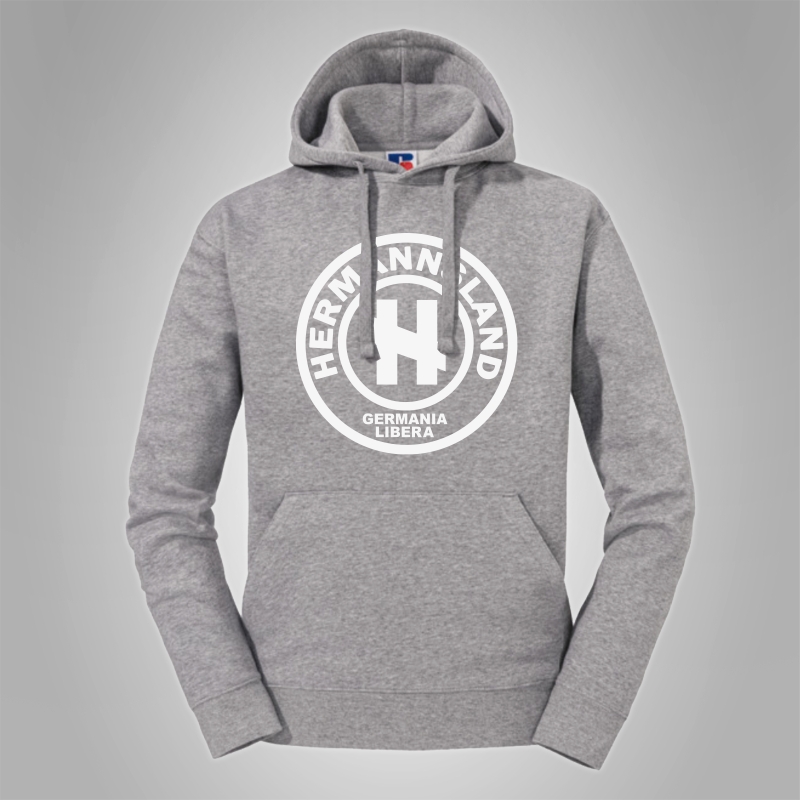 Kapuzenpullover Hermannsland Logo Gro�