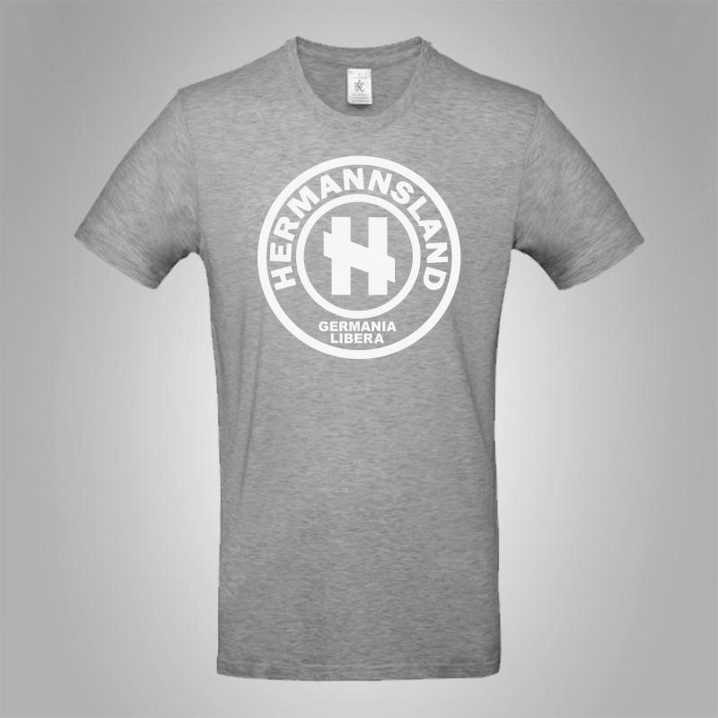 M�nner T-Shirt Hermannsland Logo Gro�