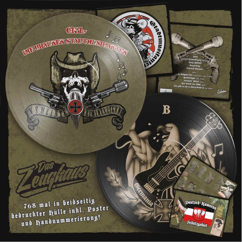 Gigi & Die Braunen Stadtmusikanten - Vereinte Kriminelligung Pic. LP