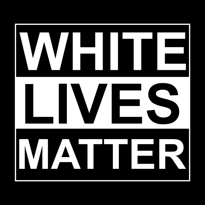 Hermannsland T-Shirt White Lives Matter Brustdruck