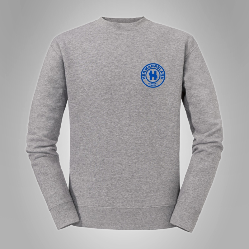 Pullover Hermannsland - Brustlogo Blau