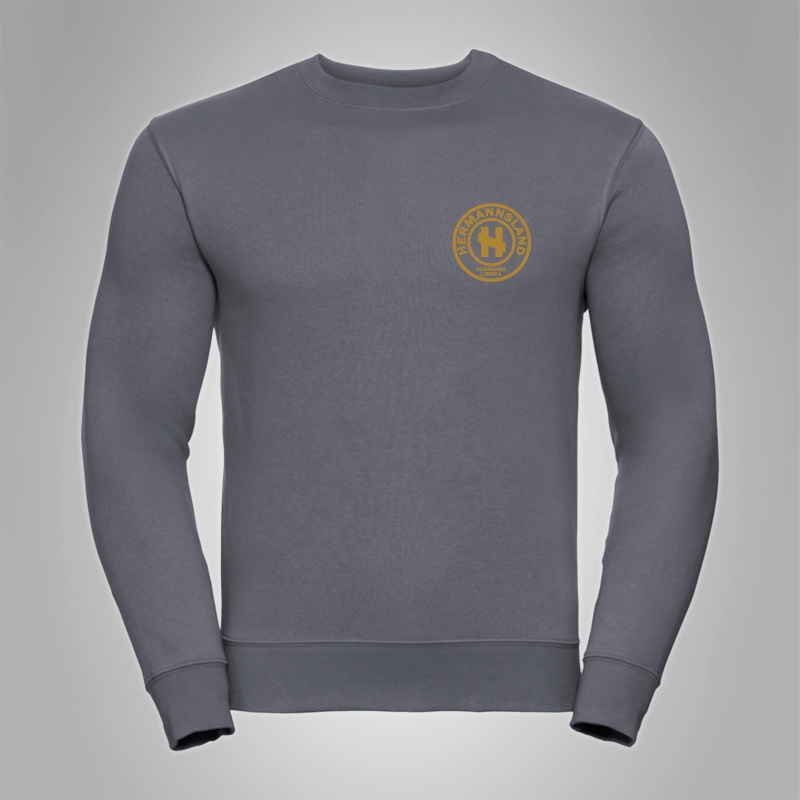 Pullover Hermannsland - Brustlogo Gold