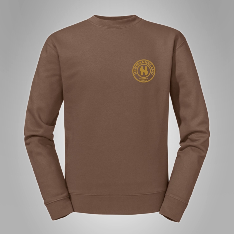 Pullover Hermannsland - Brustlogo Gold