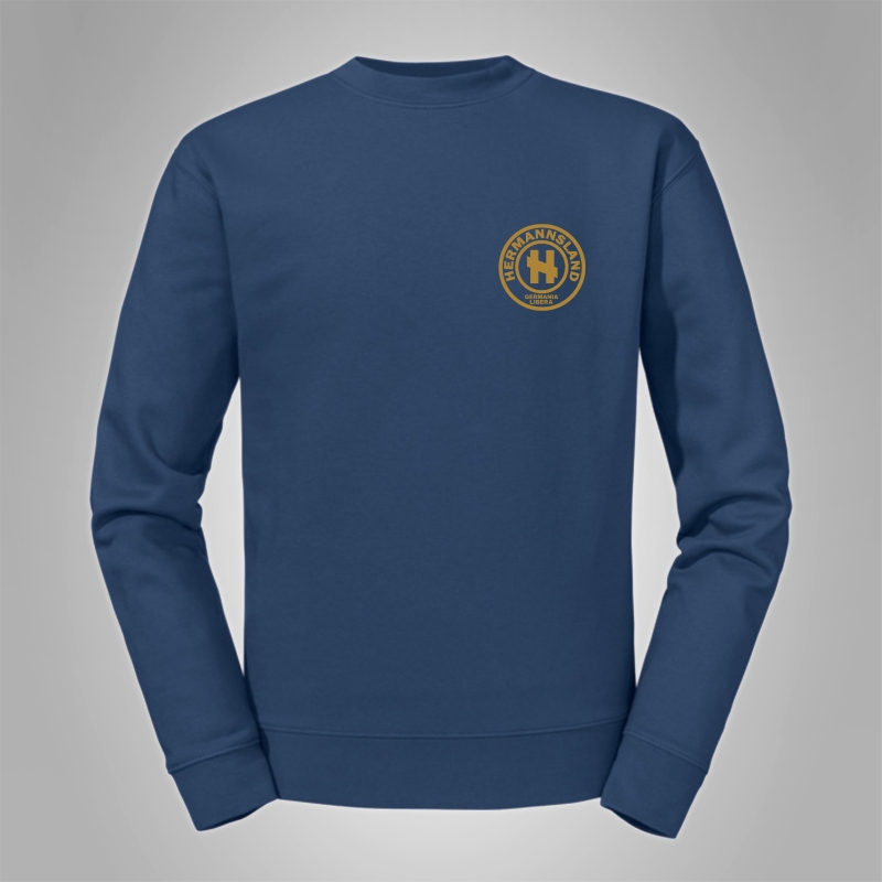 Pullover Hermannsland - Brustlogo Gold