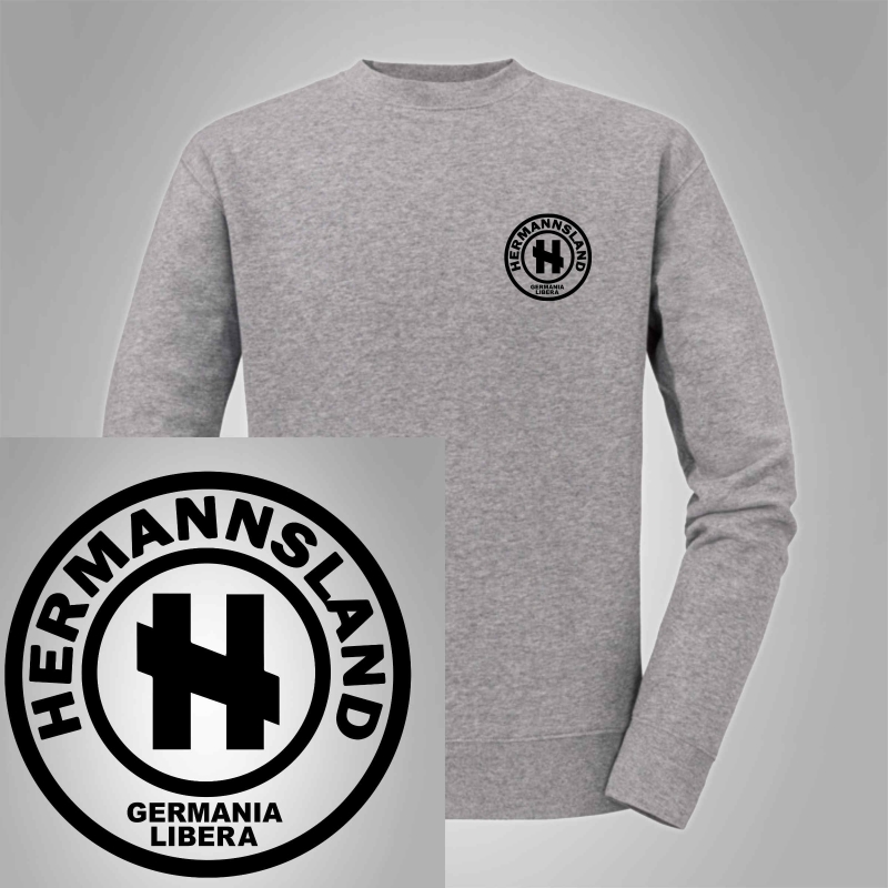 Pullover Hermannsland - Brustlogo Schwarz