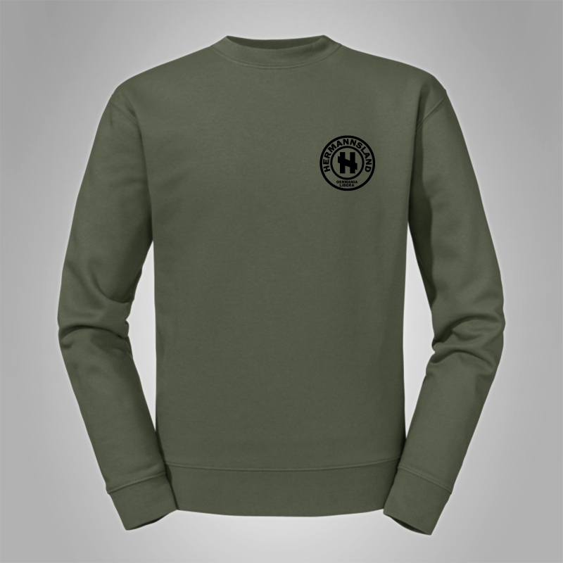 Pullover Hermannsland - Brustlogo Schwarz