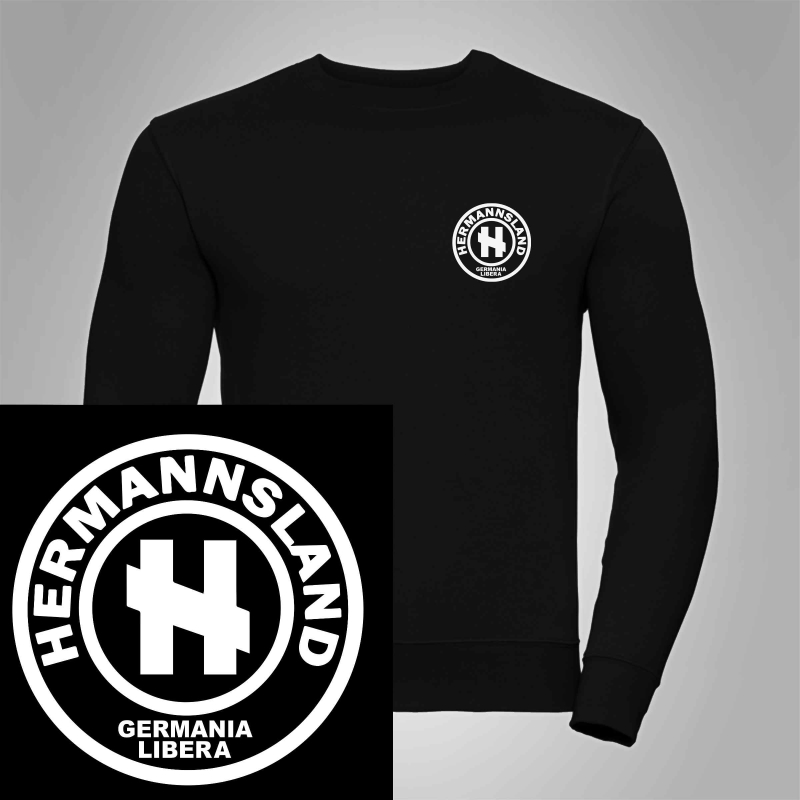 Pullover Hermannsland - Brustlogo Wei�