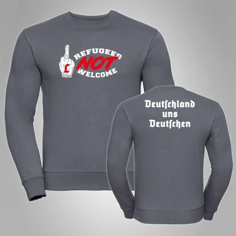 Pullover Lunikoff - Refugees not Welcome