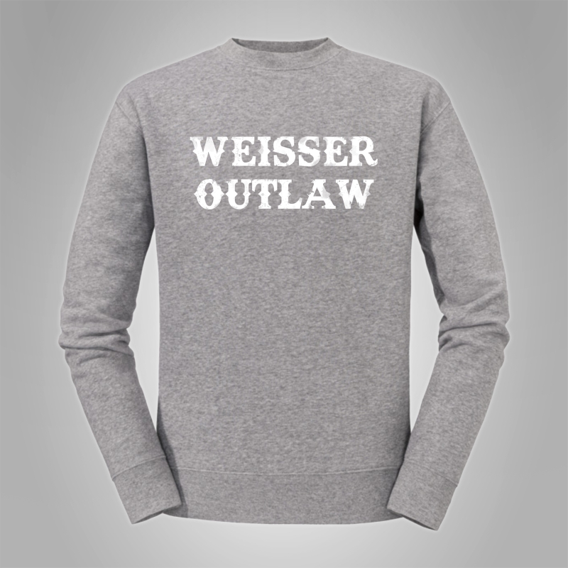 Pullover Weisser Outlaw Front Gro�