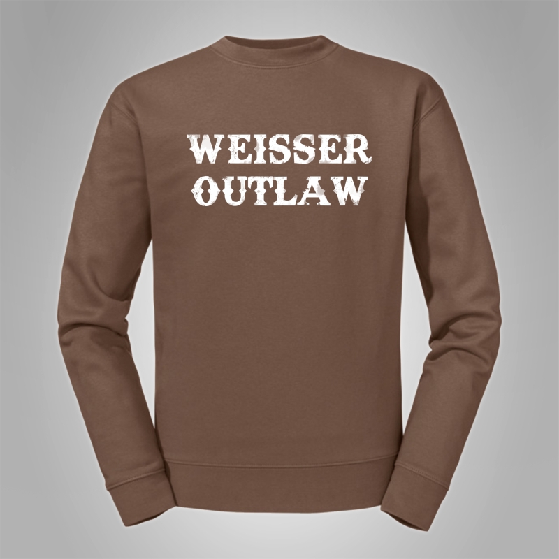 Pullover Weisser Outlaw Front Gro�