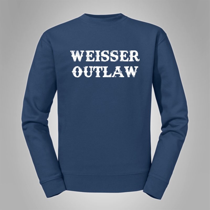 Pullover Weisser Outlaw Front Gro�