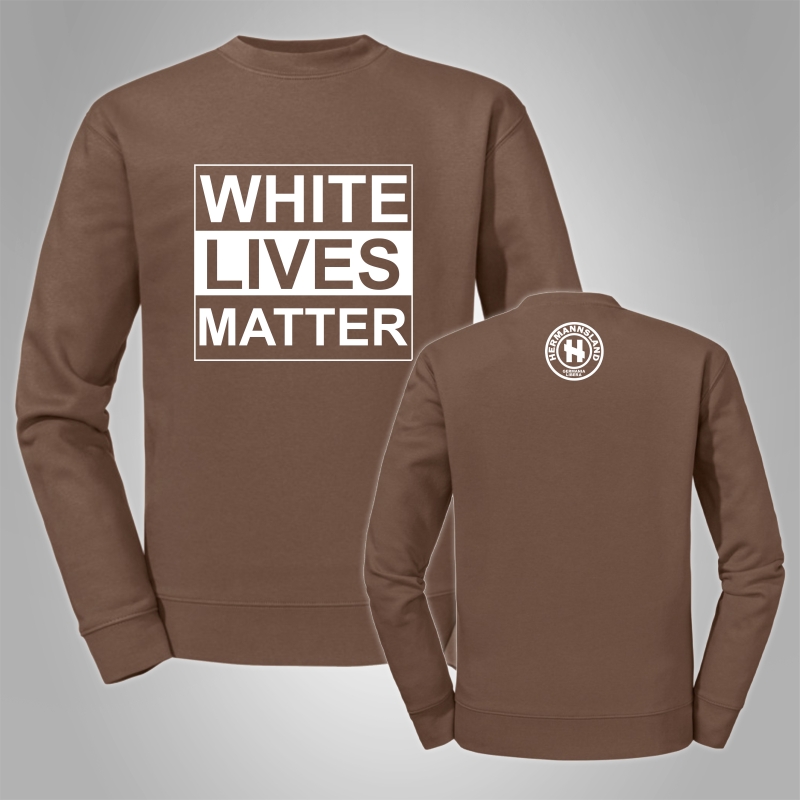 Pullover Hermannsland - White Lives Matter Gro�