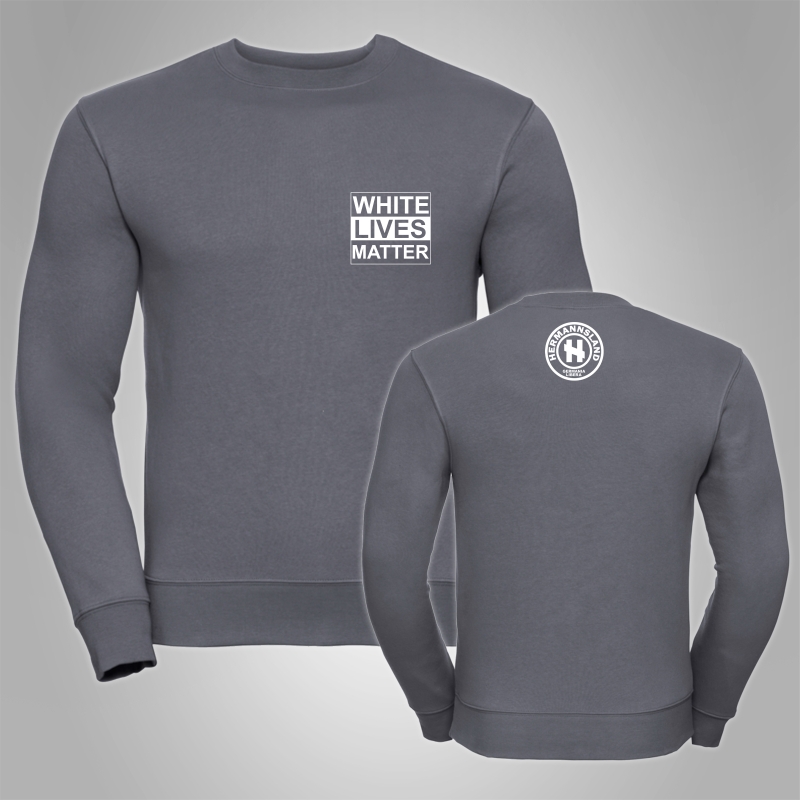 Pullover Hermannsland - White Lives Matter Brustdruck