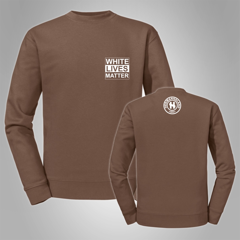 Pullover Hermannsland - White Lives Matter Brustdruck