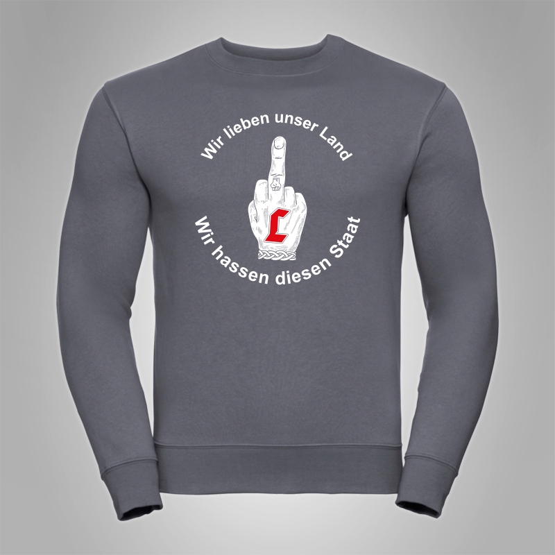 Pullover Lunikoff Wir lieben unser Land...