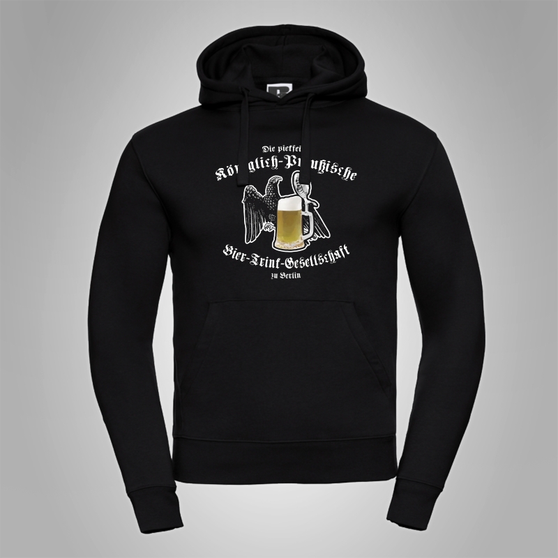 Kapuzenpullover Hermannsland Bier-Trink-Gesellschaft