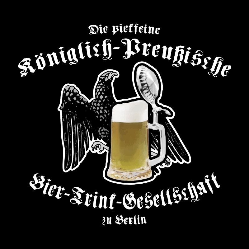 Kapuzenpullover Hermannsland Bier-Trink-Gesellschaft