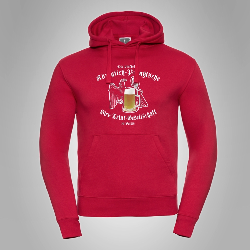 Kapuzenpullover Hermannsland Bier-Trink-Gesellschaft