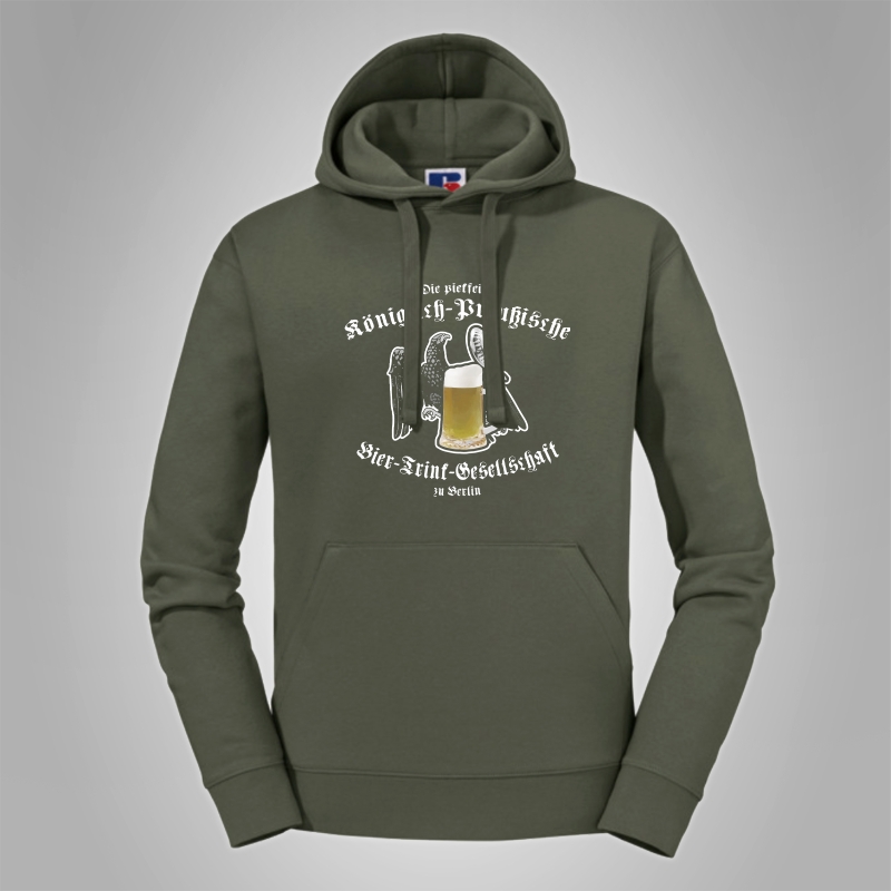 Kapuzenpullover Hermannsland Bier-Trink-Gesellschaft