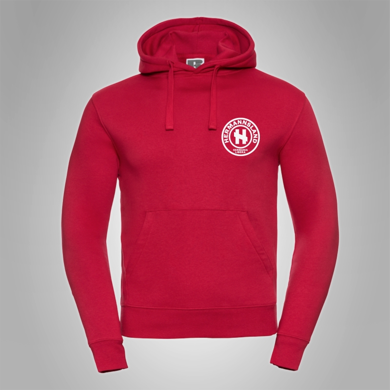 Kapuzenpullover Hermannsland Brustlogo Wei�