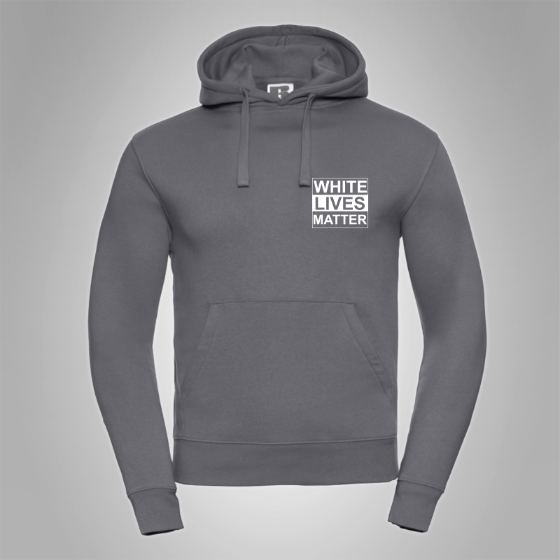 Kapuzenpullover Hermannsland - White Lives Matter Brustdruck