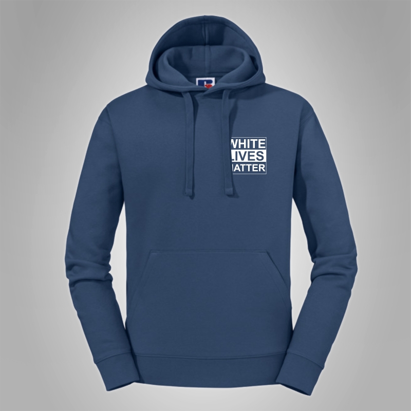 Kapuzenpullover Hermannsland - White Lives Matter Brustdruck