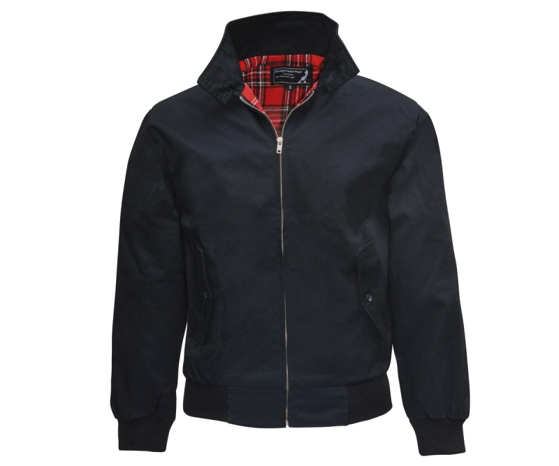 Knightbridge Harrington Jacke Schwarz