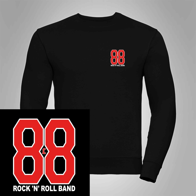 Pullover 88 Rock 'n' Roll Band Brustdruck