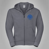 Kapuzenjacken Hermannsland Brustlogo Blau