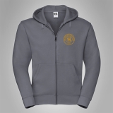 Kapuzenjacken Hermannsland Brustlogo Gold