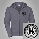 Kapuzenjacken Hermannsland Brustlogo Schwarz