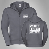 Kapuzenjacke Hermannsland - White Lives Matter