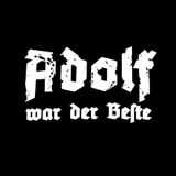 Hermannsland T-Shirt Adolf war der Beste Schwarz