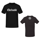 Hermannsland T-Shirt Chefsache Schwarz Gre S