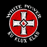 Hermannsland T-Shirt White Power Ku Klux Klan Schwarz