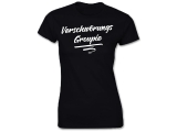Verschw�rungs Groupie Frauen T-Shirt Schwarz