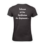 Frauen T-Shirt B�smensch Schwarz